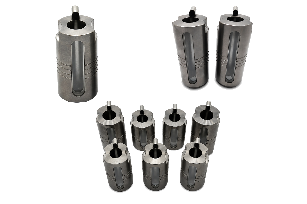 Blindaje de tungsteno con seguro JX022